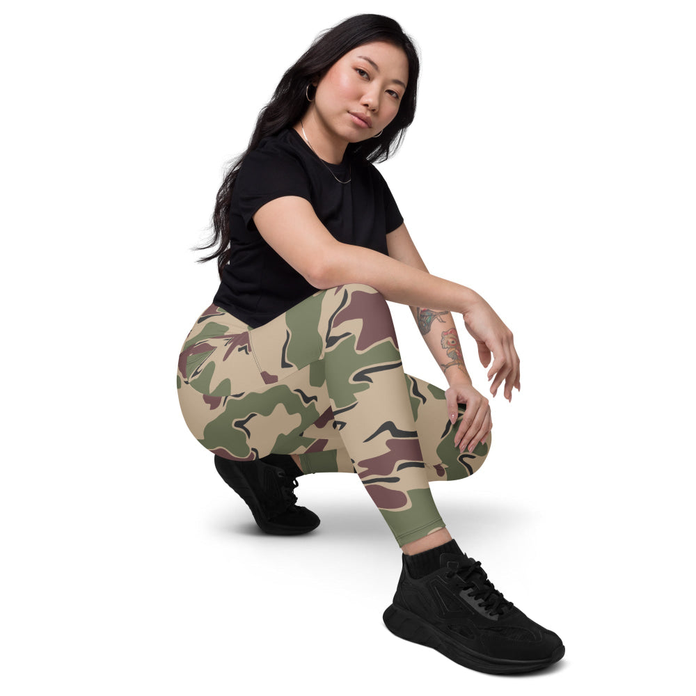 Dutch Korps Mariniers Jigsaw CAMO Leggings with pockets - Womens With Pockets