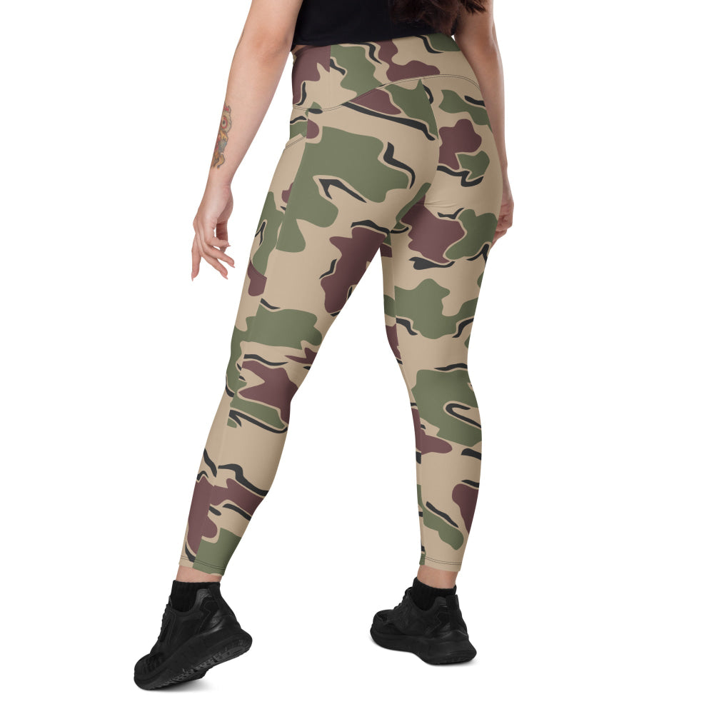 Dutch Korps Mariniers Jigsaw CAMO Leggings with pockets - Womens With Pockets