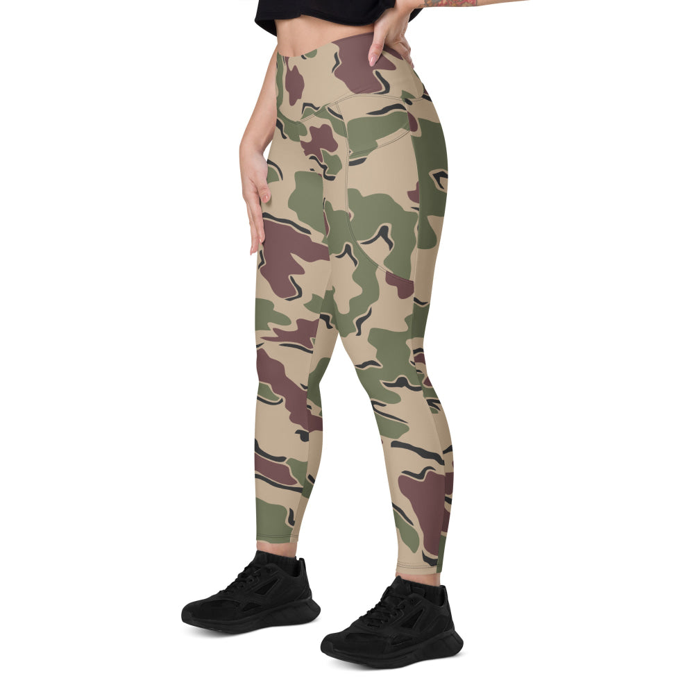 Dutch Korps Mariniers Jigsaw CAMO Leggings with pockets - Womens With Pockets