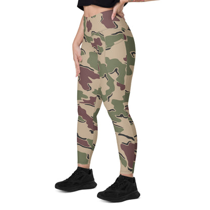 Dutch Korps Mariniers Jigsaw CAMO Leggings with pockets - Womens With Pockets