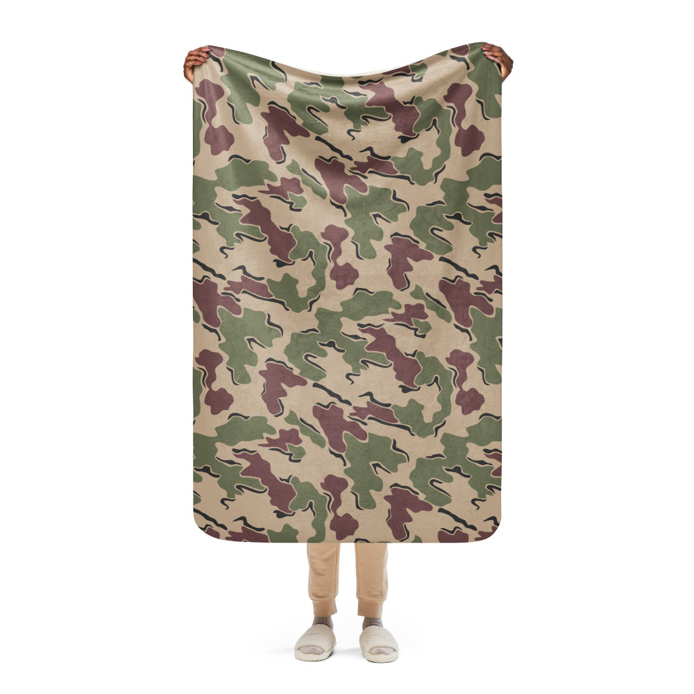 Dutch Korps Mariniers Jigsaw CAMO Sherpa blanket - 37″×57″ - Blanket