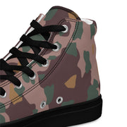 Brushstroke Dutch KST CAMO Mens High-Top Canvas Shoes