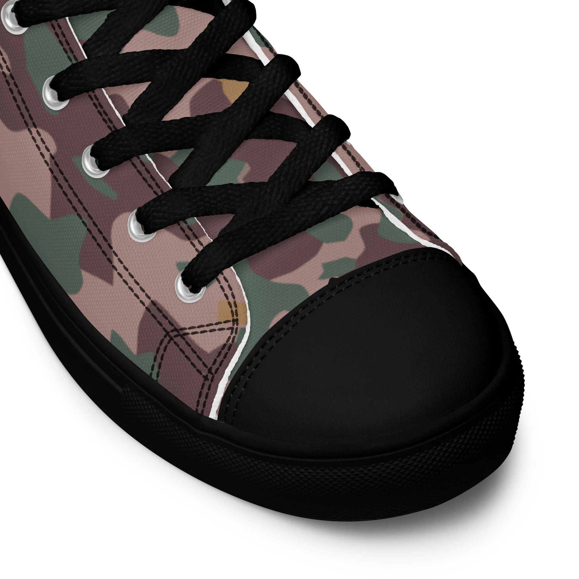 Dutch Korps Speciale Troepen CAMO Mens high top canvas shoes - High Top Canvas Shoes