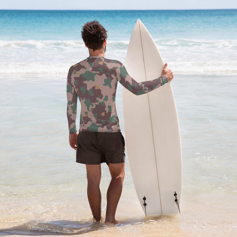 Brushstroke Dutch KST CAMO Mens Long-Sleeve Rash Guard