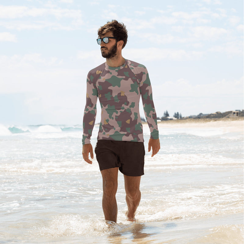 Brushstroke Dutch KST CAMO Mens Long-Sleeve Rash Guard - XS