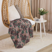 Brushstroke Dutch KST CAMO Sherpa Blanket