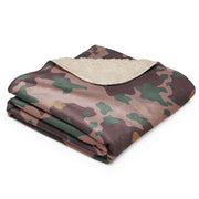 Brushstroke Dutch KST CAMO Sherpa Blanket