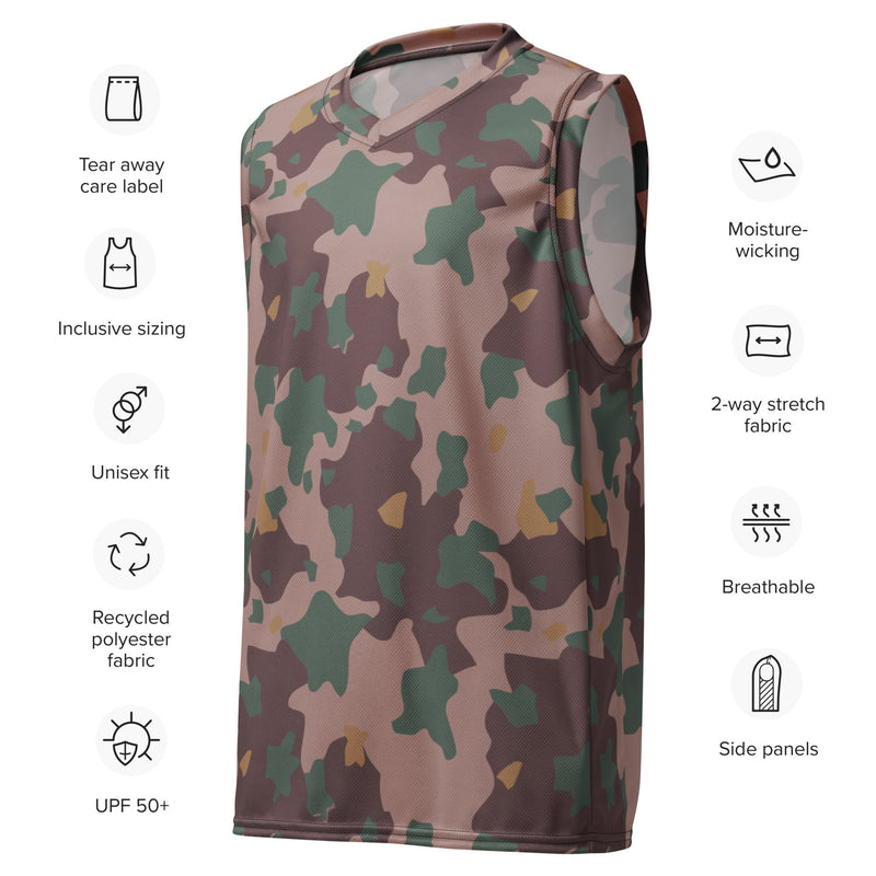 Brushstroke Dutch KST CAMO Unisex Basketball Jersey