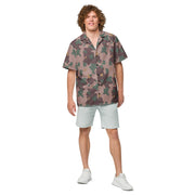Brushstroke Dutch KST CAMO Unisex Short-Sleeve Button Shirt - Button-Up