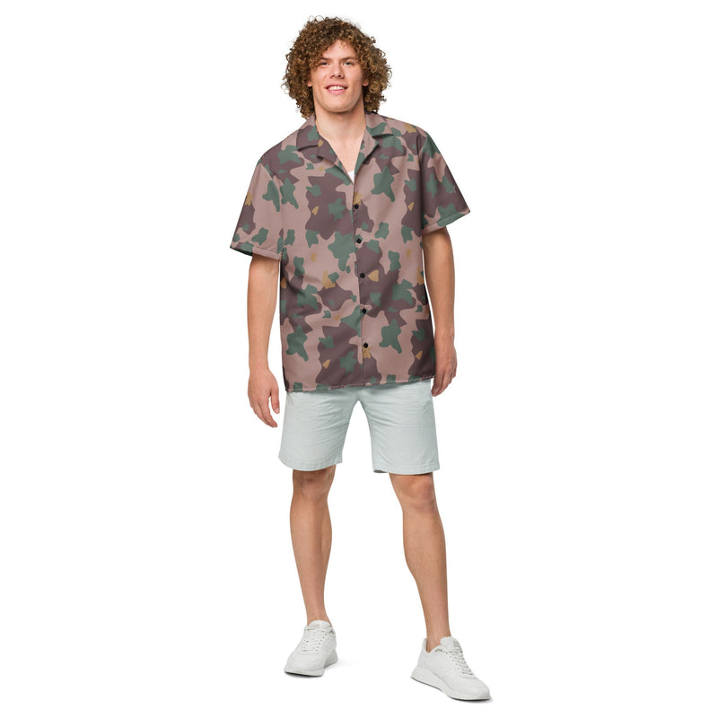 Brushstroke Dutch KST CAMO Unisex Short-Sleeve Button Shirt - Button-Up