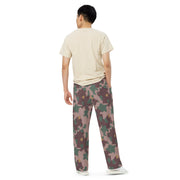 Brushstroke Dutch KST CAMO Unisex Wide-Leg Leisure Pants - Pant