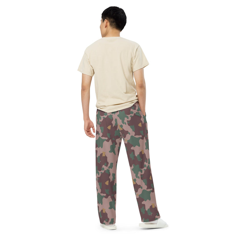 Brushstroke Dutch KST CAMO Unisex Wide-Leg Leisure Pants - Pant