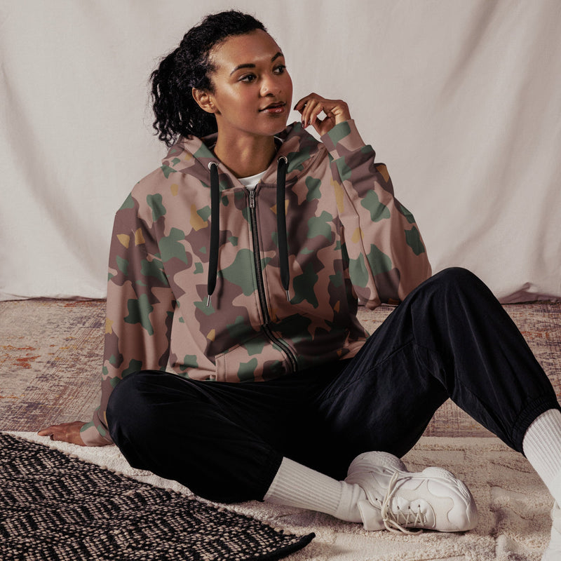 Brushstroke Dutch KST CAMO Unisex Zip Hoodie