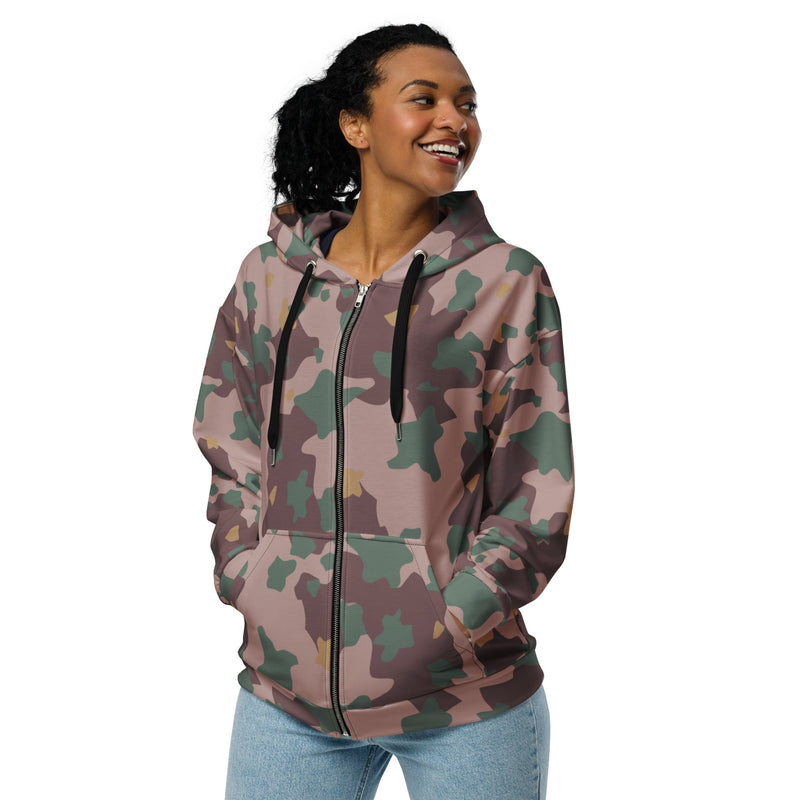 Brushstroke Dutch KST CAMO Unisex Zip Hoodie