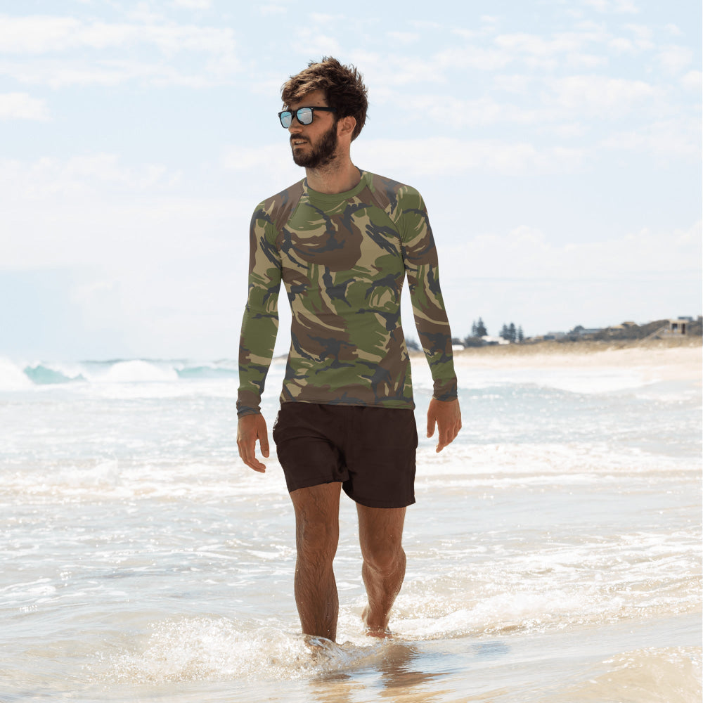 Dutch M93 DPM Woodland CAMO Men’s Rash Guard - XS - Mens