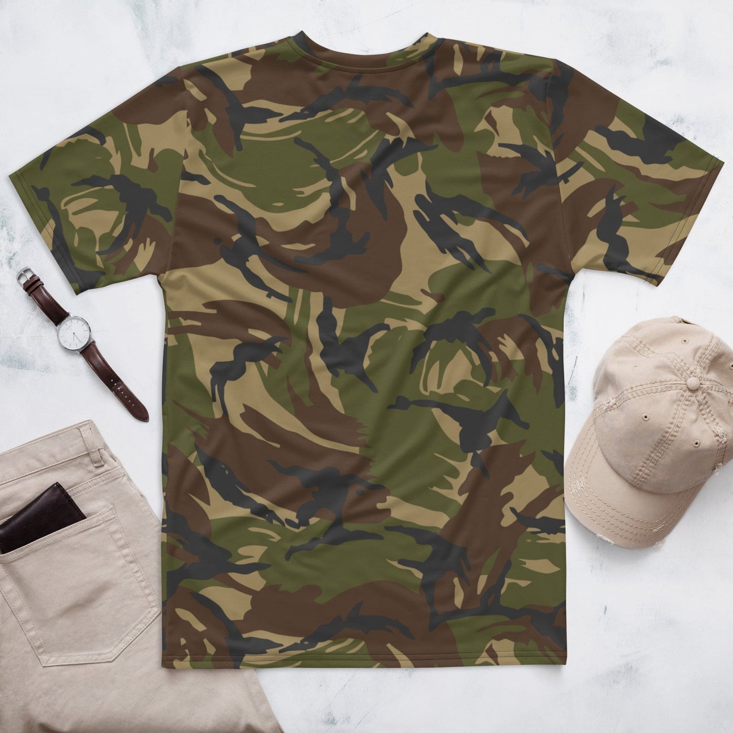 Dutch M93 DPM Woodland CAMO Men’s T-shirt - Mens T-Shirt