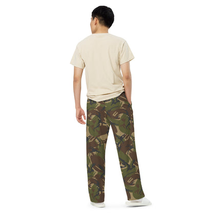 Dutch M93 DPM Woodland CAMO unisex wide-leg pants - Unisex Wide-Leg Pants