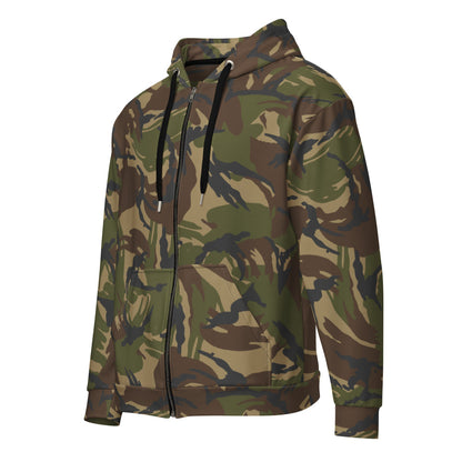 Dutch M93 DPM Woodland CAMO Unisex zip hoodie - 2XS - Zip Hoodie