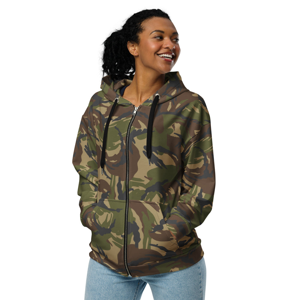 Dutch M93 DPM Woodland CAMO Unisex zip hoodie - Zip Hoodie