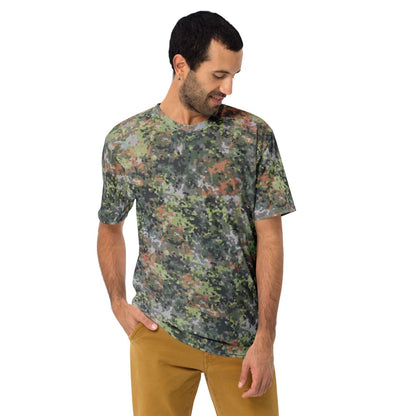 Dutch Netherlands Fractal Pattern (NFP) Green CAMO Men’s T - shirt - Mens