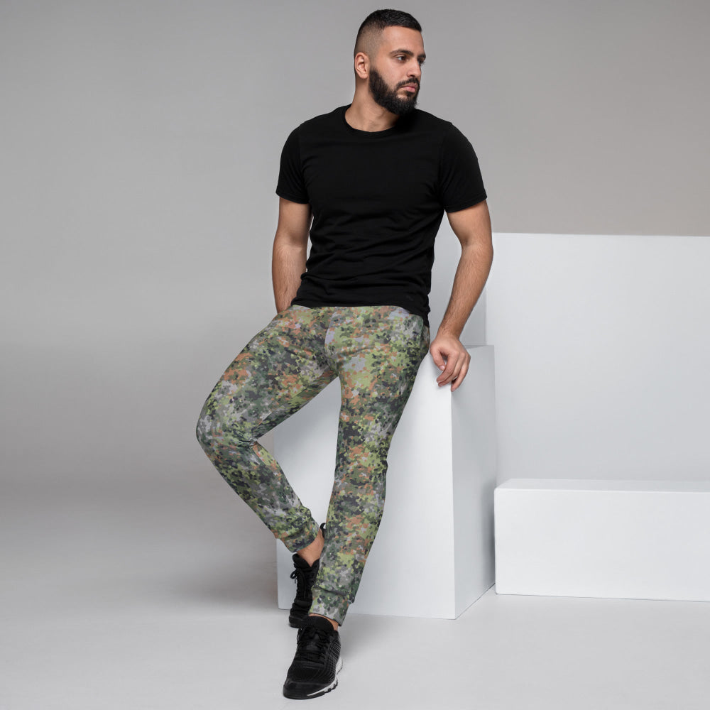 Dutch Netherlands Fractal Pattern (NFP) Green CAMO Men’s Joggers - Mens