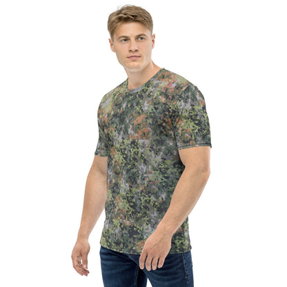 Dutch Netherlands Fractal Pattern (NFP) Green CAMO Men’s T-shirt - Mens T-Shirt