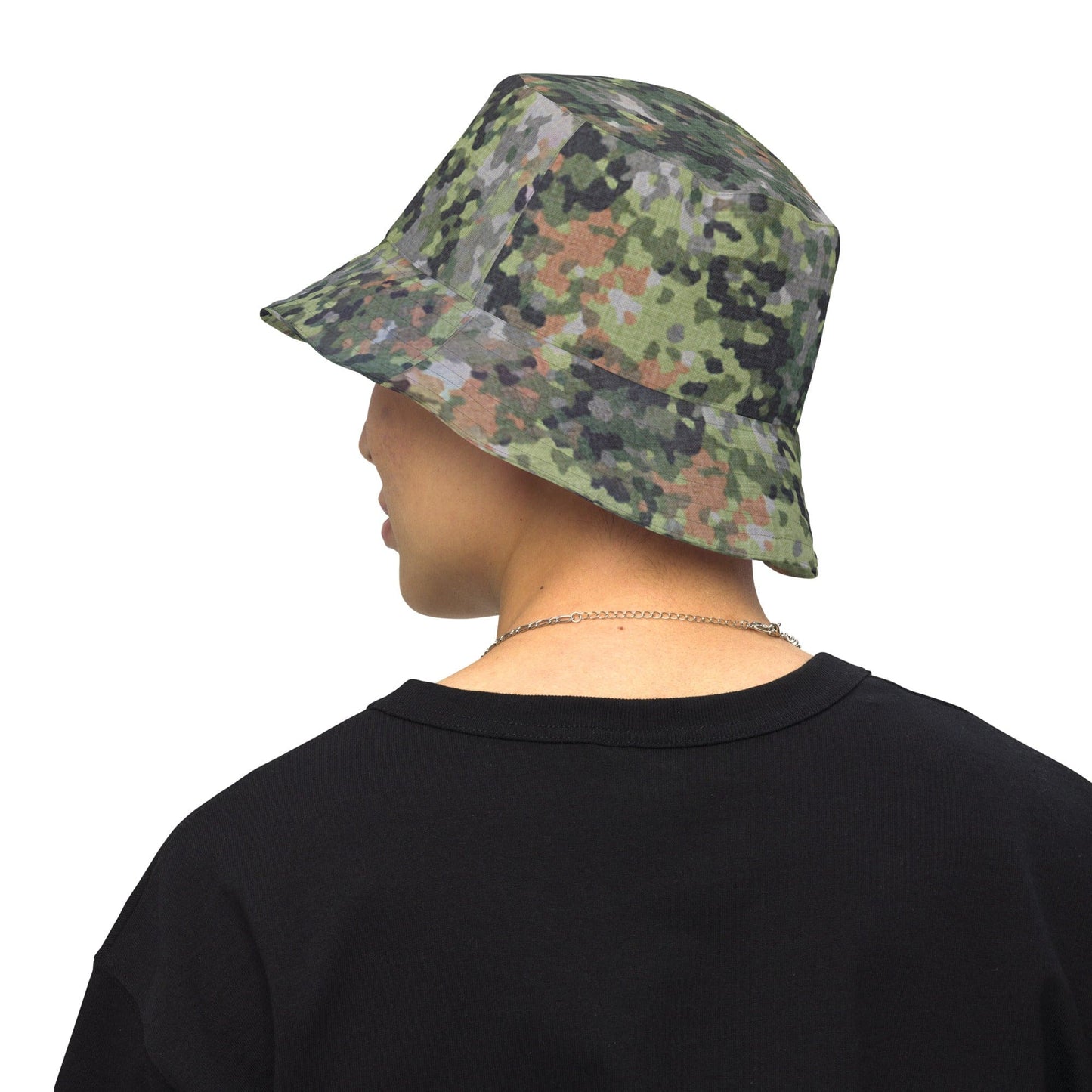 Dutch Netherlands Fractal Pattern (NFP) Green CAMO Reversible bucket hat