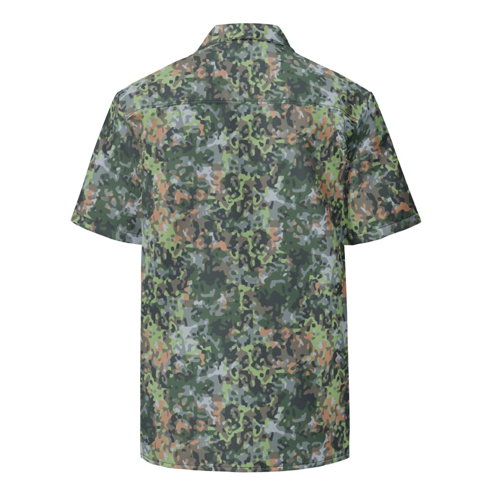 Dutch Netherlands Fractal Pattern (NFP) Green Unisex button shirt