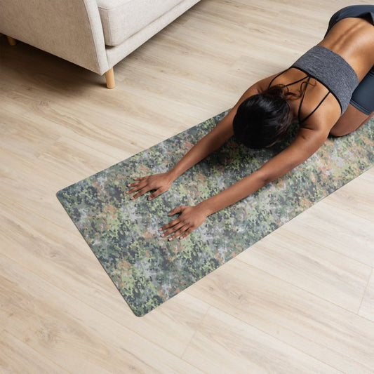 Dutch Netherlands Fractal Pattern (NFP) Green CAMO Yoga mat
