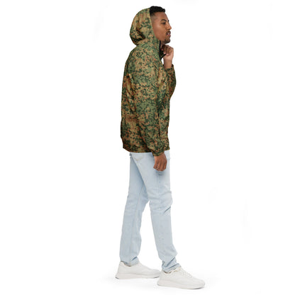 Dutch Netherlands Fractal Pattern (NFP) Multi CAMO Men’s windbreaker - Mens Windbreaker