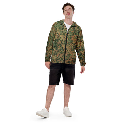 Dutch Netherlands Fractal Pattern (NFP) Multi CAMO Men’s windbreaker - Mens Windbreaker