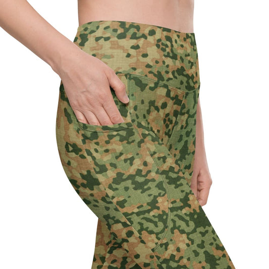 Dutch Netherlands Fractal Pattern (NFP) Multi CAMO Women’s Leggings with pockets - Womens