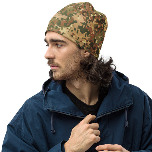 Dutch Fractal Tan CAMO Beanie - S - Beanies