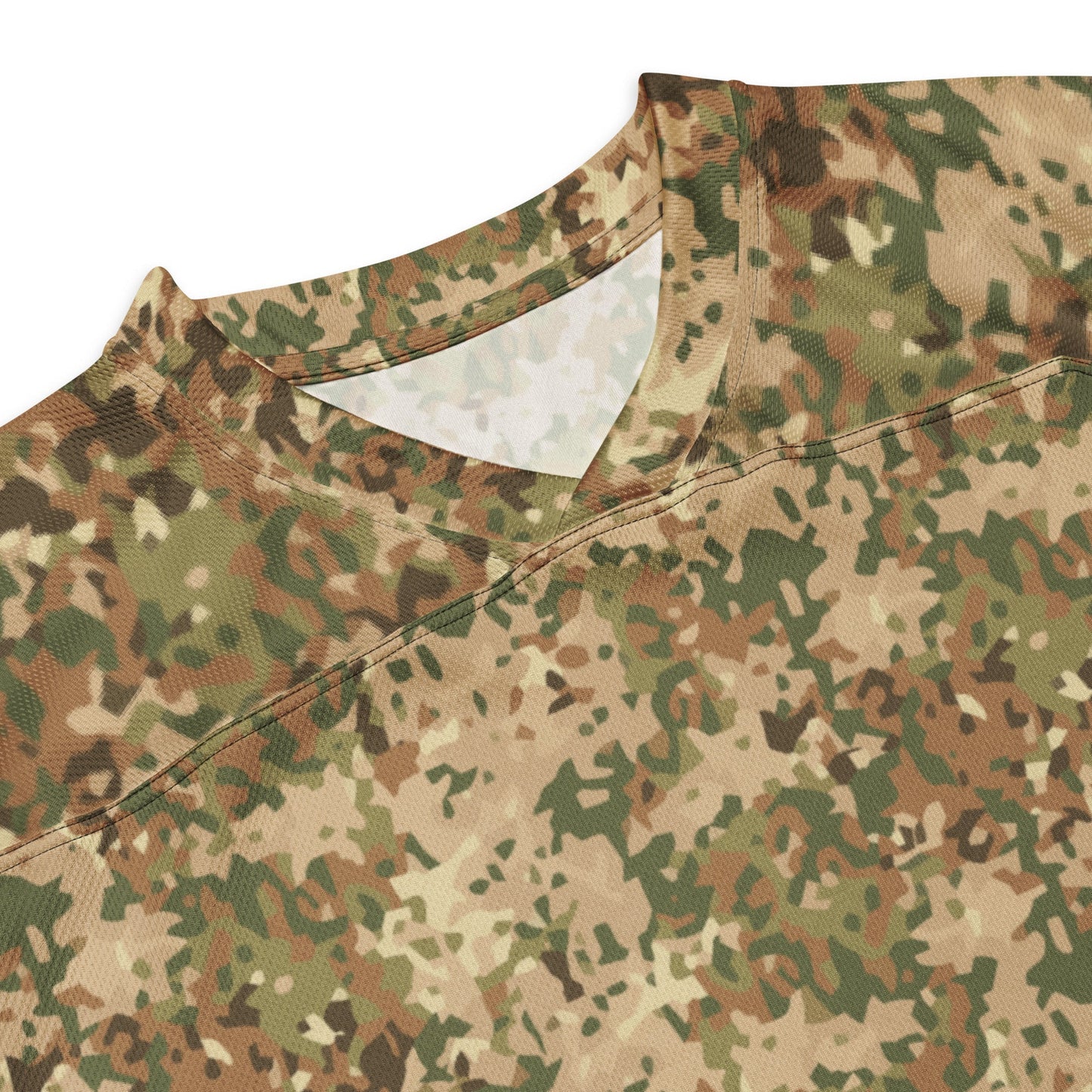 Dutch Fractal Tan CAMO hockey fan jersey - Hockey Jerseys