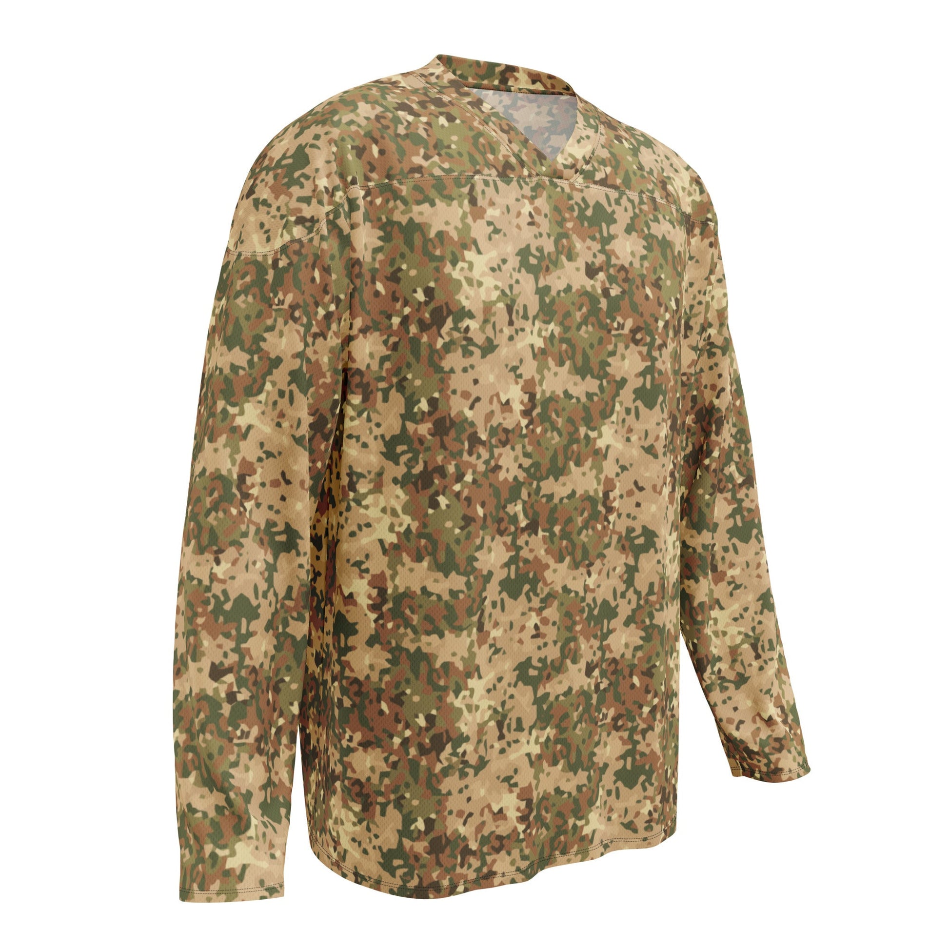 Dutch Fractal Tan CAMO hockey fan jersey - Hockey Jerseys
