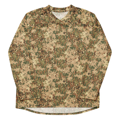 Dutch Fractal Tan CAMO hockey fan jersey - Hockey Jerseys