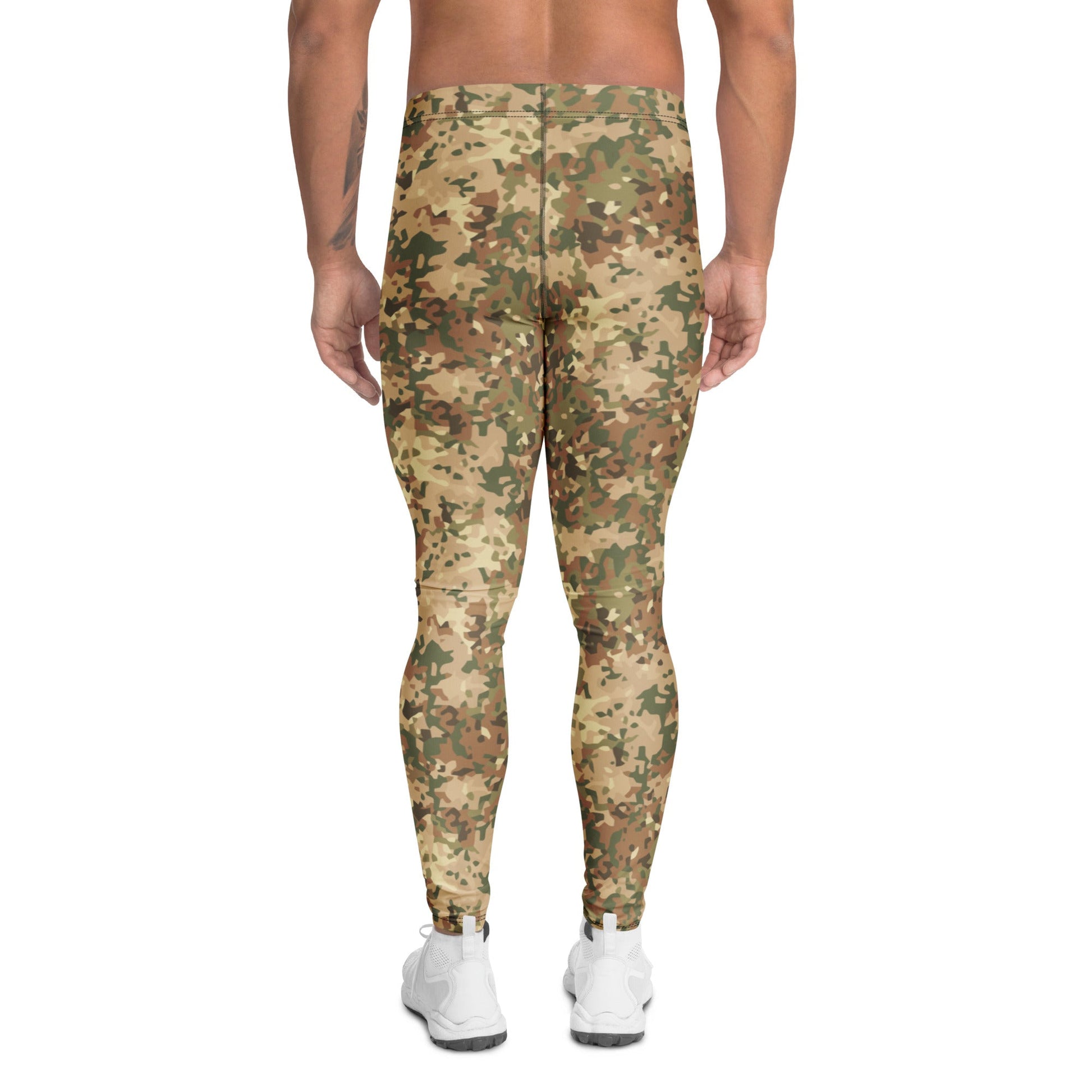 Dutch Fractal Tan CAMO Mens Leggings