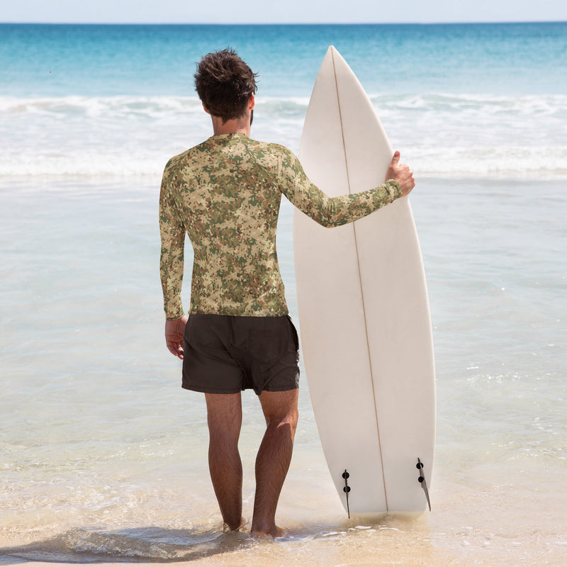 Fractal Dutch Arid CAMO Mens Long-Sleeve Rash Guard