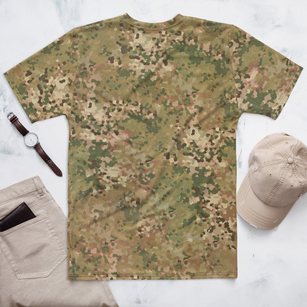 Dutch Netherlands Fractal Pattern (NFP) Tan CAMO Men’s t-shirt - Mens T-Shirt