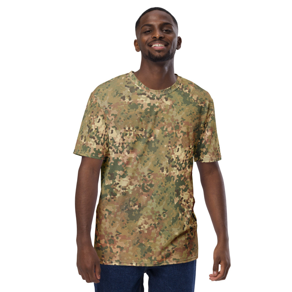 Dutch Netherlands Fractal Pattern (NFP) Tan CAMO Men’s t-shirt - Mens T-Shirt