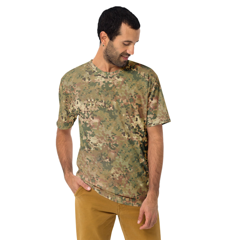 Dutch Netherlands Fractal Pattern (NFP) Tan CAMO Men’s t-shirt - Mens T-Shirt