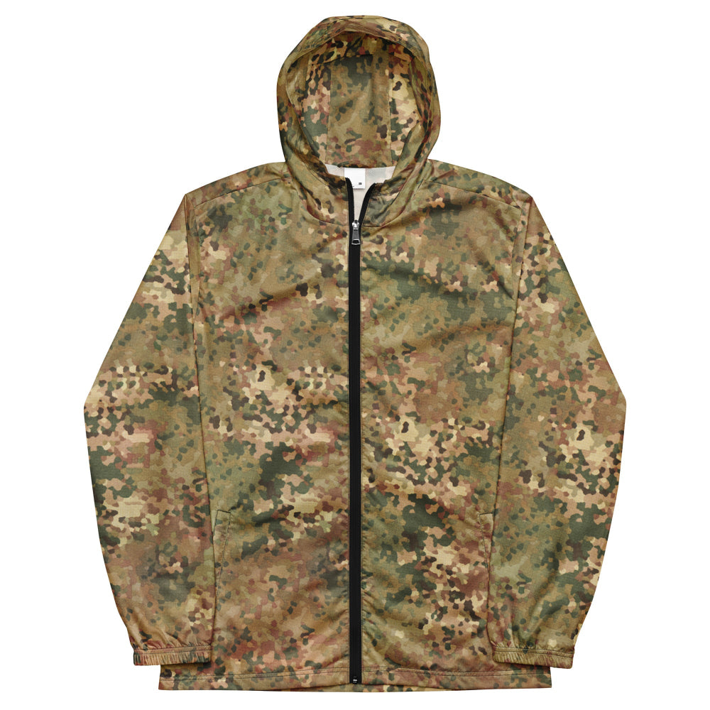 Dutch Netherlands Fractal Pattern (NFP) Tan CAMO Men’s windbreaker - Mens Windbreaker