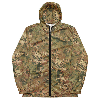 Dutch Netherlands Fractal Pattern (NFP) Tan CAMO Men’s windbreaker - Mens Windbreaker