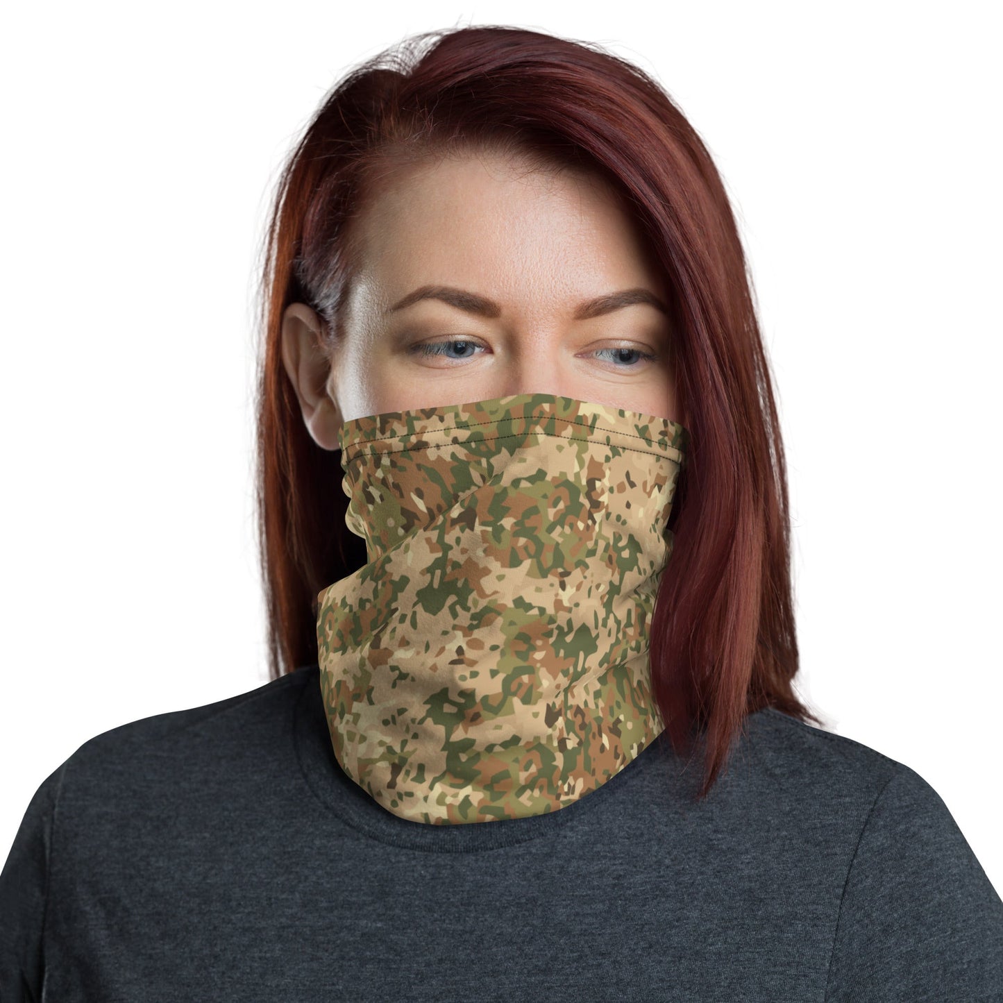 Dutch Fractal Tan CAMO Neck Gaiter Gaiters