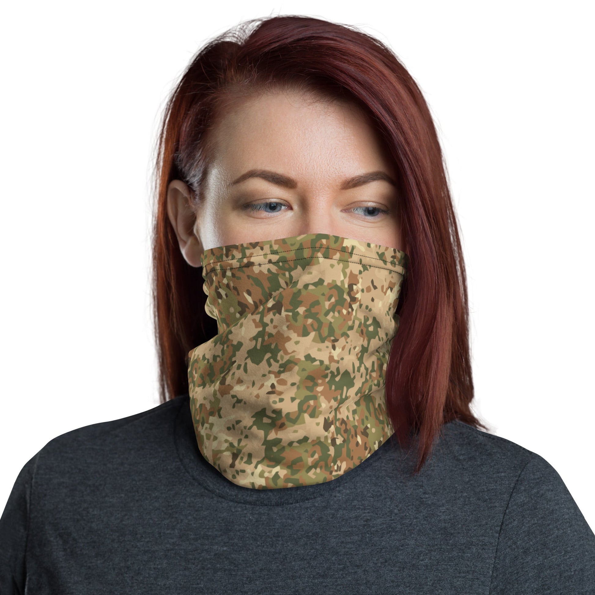 Dutch Fractal Tan CAMO Neck Gaiter Gaiters