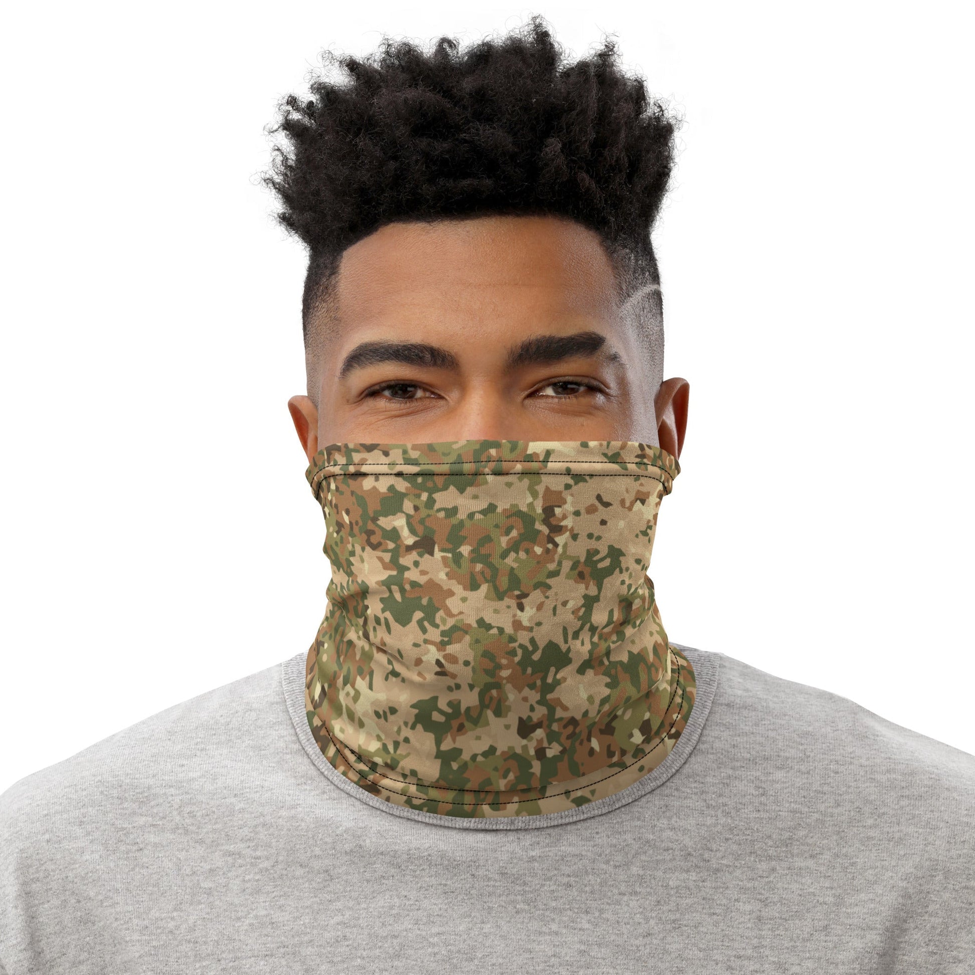 Dutch Fractal Tan CAMO Neck Gaiter Gaiters