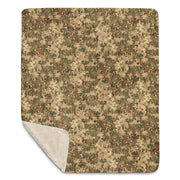 Fractal Dutch Arid CAMO Sherpa Blanket