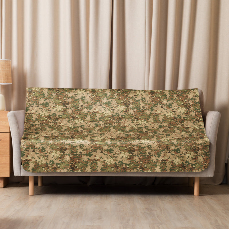 Fractal Dutch Arid CAMO Sherpa Blanket