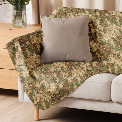Dutch Fractal Tan CAMO Sherpa blanket - Blankets