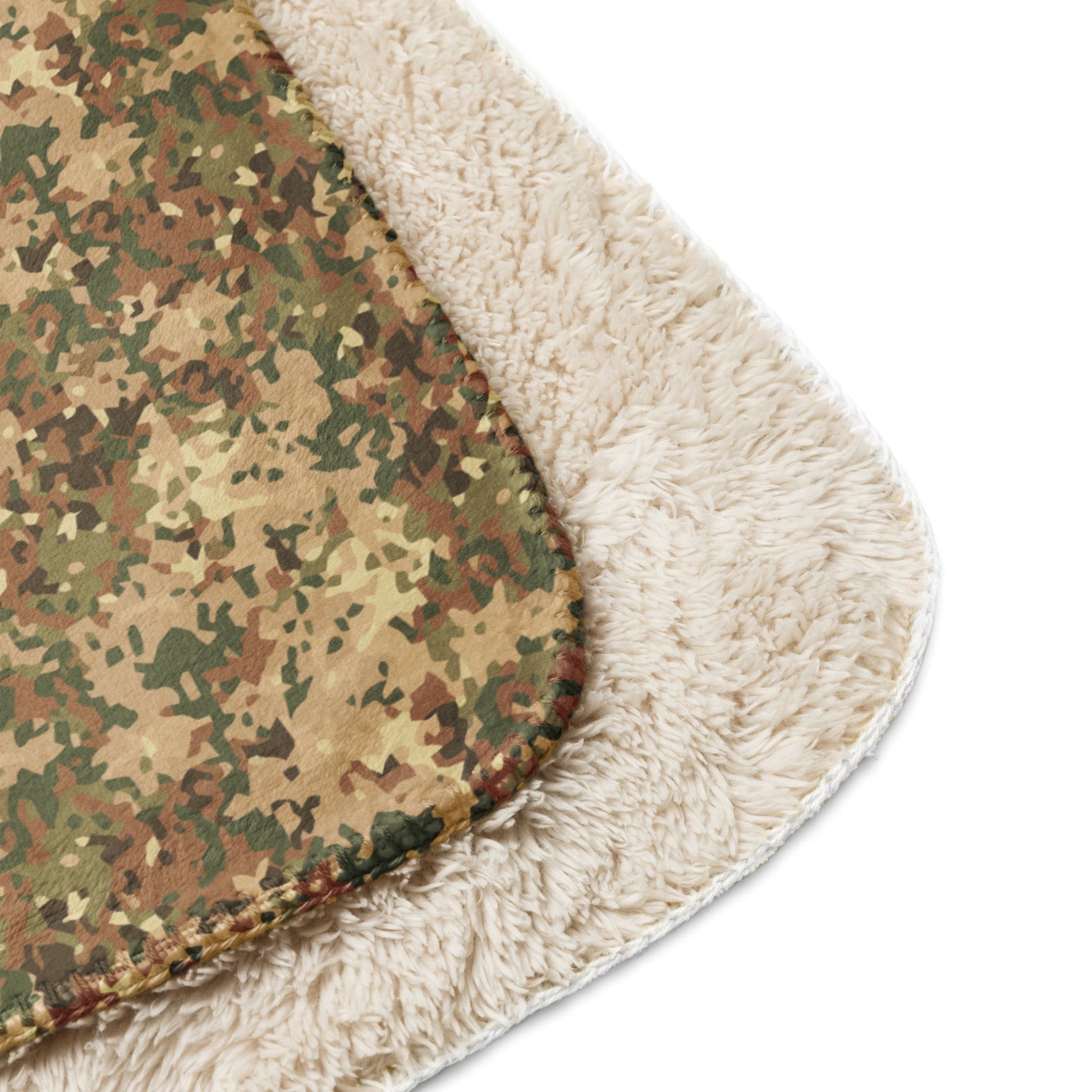 Dutch Fractal Tan CAMO Sherpa blanket - Blankets